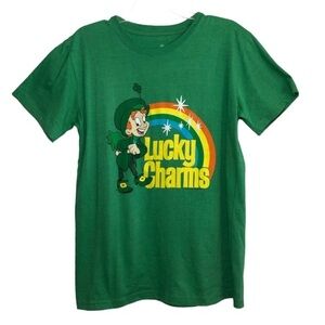 General Mills Lucky Charms Short Sleeve Green T-Shirt L